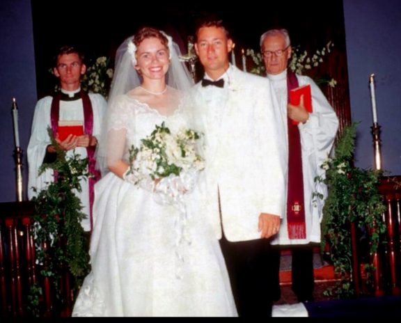 Wedding photo of Tom and Carol